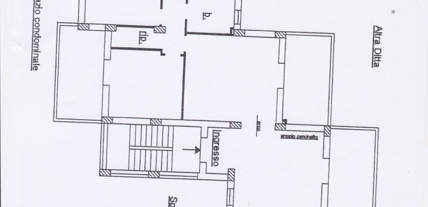 zona centrale – primo piano con garage