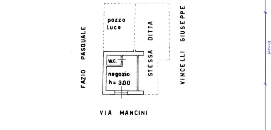 Castrovillari – locali commerciali di 23 e 25 mq