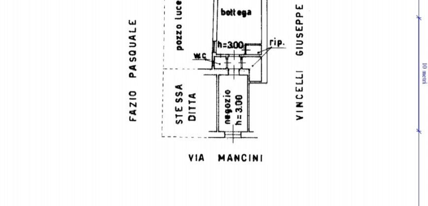 Castrovillari – locali commerciali di 23 e 25 mq